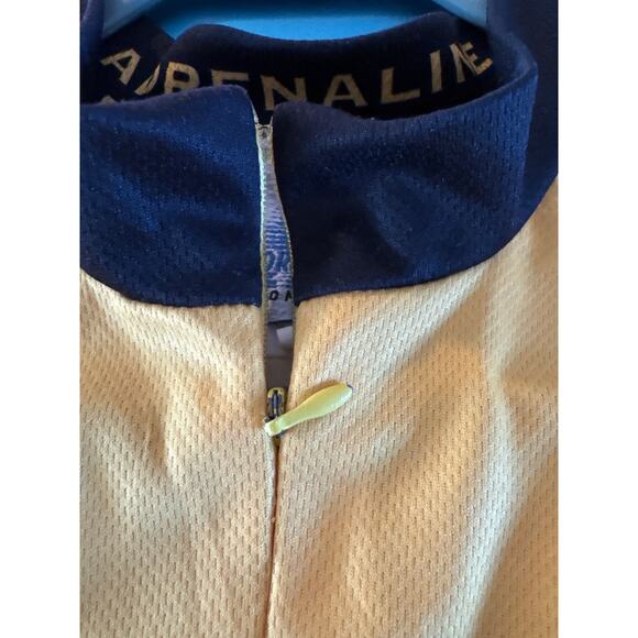 ARIZONA STATE UNIVERSITY CYCLING JERSEY YELLOW SIZE 42/XL POLY - Picture 7 of 7